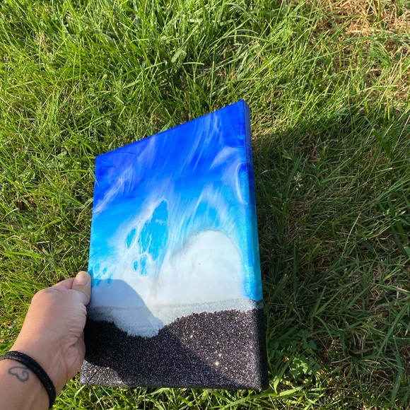 🌊Original Resin Ocean Art Painting🌊 - Picture 6 of 6